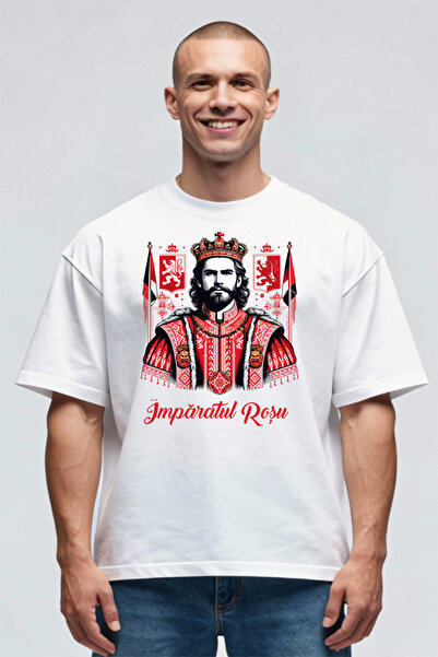 Printees Tricou Oversize - Imparatul Roșu