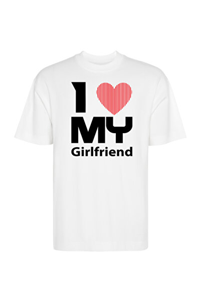 Printees Tricou Oversize - Love My Girlfriend