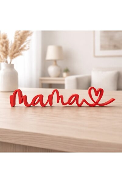 OEM Κόκκινη διακόσμηση "Μητέρα", με τύπωμα διακοσμητική πινακίδα, κομψό δώρο ...