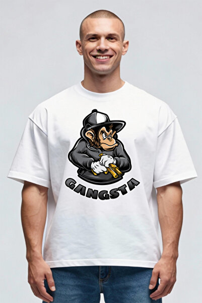 Printees Tricou Oversize - Gangsta