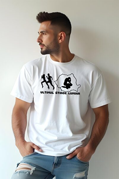 Printees Tricou Oversize - Tricou Oversize -Ultimul stinge lumina