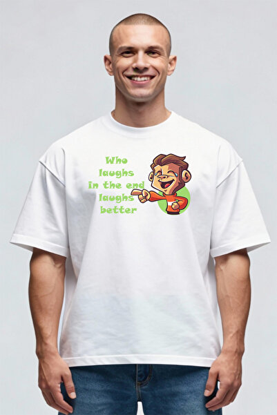 Printees Tricou Oversize - Cine Rade la Urmă