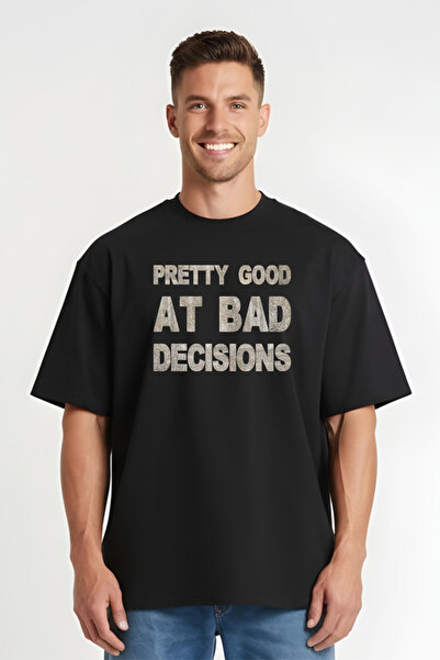 Printees Oversize T-shirt - Bad Decisions
