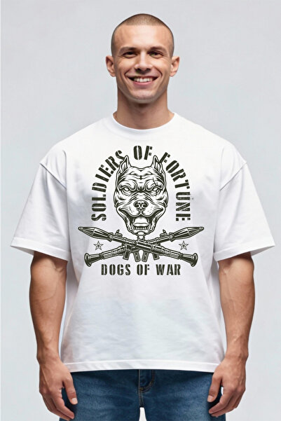 Printees Tricou Oversize - Dogs War