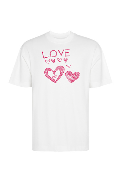 Printees Tricou Oversize - Love