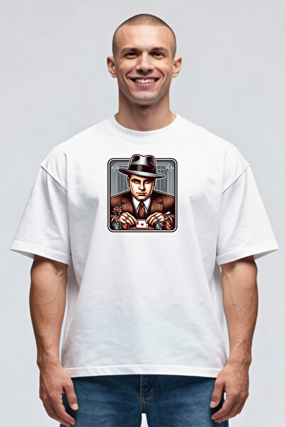 Printees Tricou Oversize - Al Capone