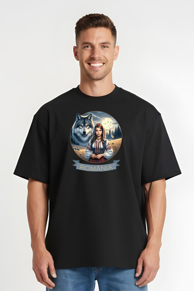 Printees Tricou Oversize - România