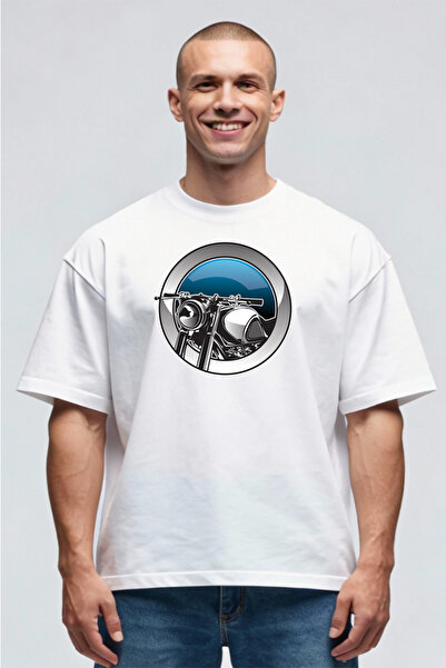 Printees Tricou Oversize - Moto Circle