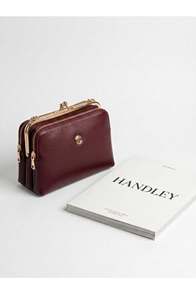 Handley حقيبة كتف نسائية فاخرة متعددة الأقسام حقيبة SI