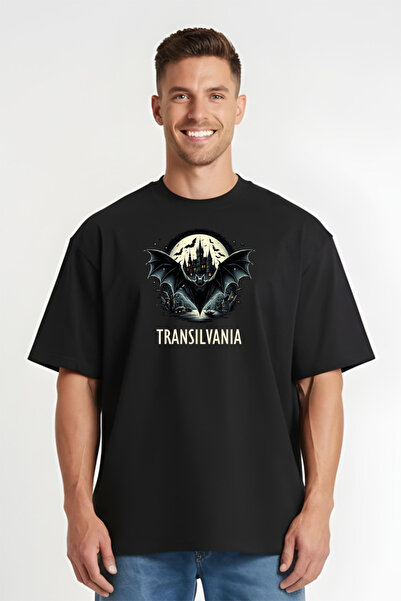 Printees Tricou Oversize - Liliac Transilvania