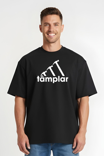 Printees Tricou Oversize - Tâmplar