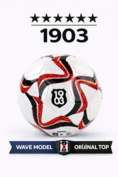 Beşiktaş Yeni Koleksiyon Wave Serisi Lisanslı NO 5 32 Panel Dikişli Parlak Fu...
