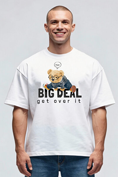 Printees Tricou Oversize - Teddy Bear Big Deal