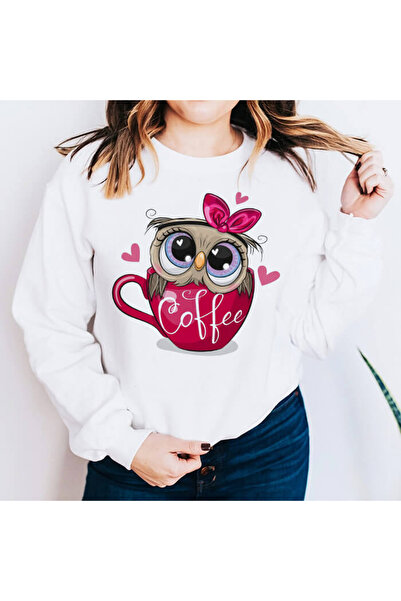 Kartier Bluza Dama Alba Red Coffee Owl