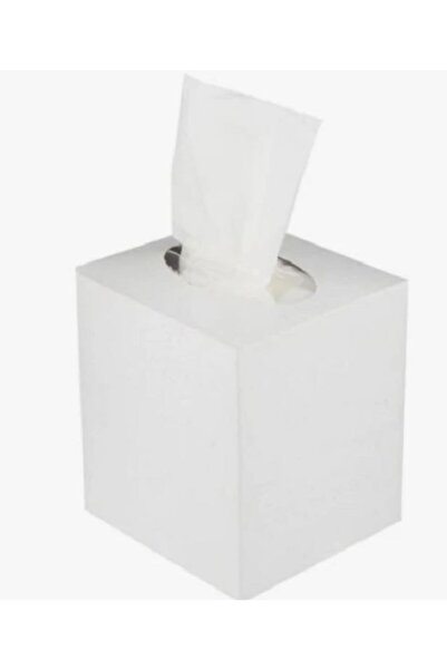 Generic مناديل ورقية بيضاء سادة، 80 ورقة × طبقتين لكل علبة