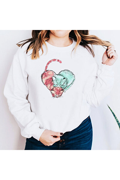 Kartier Bluza Dama Alba Love Cats