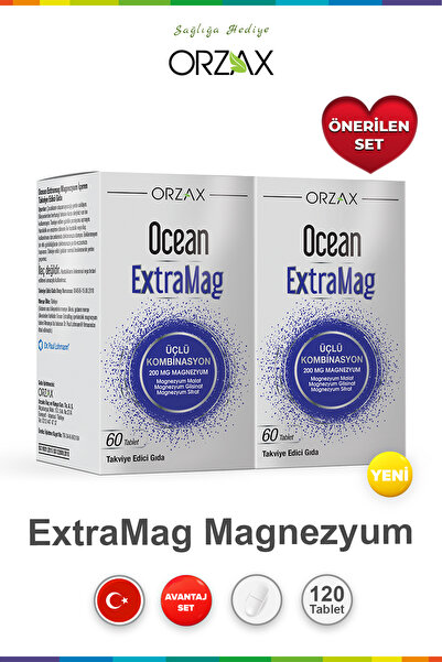 Orzax Ocean ExtraMag 60 Tablet (2 adet)