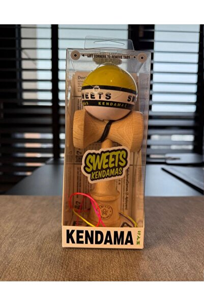 Sweet Kendama KENDAMA SWEETS STARTER YELLOW/ GALBEN 18,5Cm CUPE MARI + ATA CA...