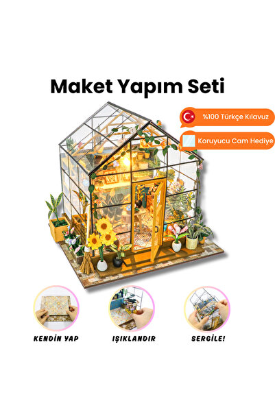 Empressco Kendin Yap Minyatür Botanik Bahçe| Minyatür Maket Ev | Dıy Hobi Set...