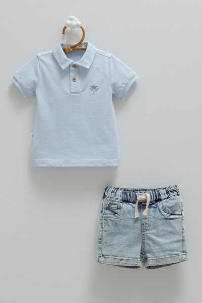 Caramell Men's Denim Combed Cotton Suit