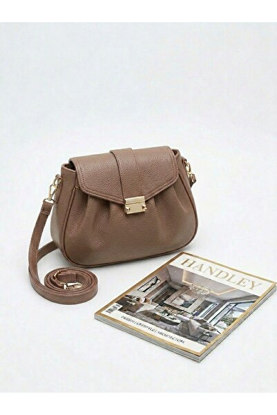 Handley حقيبة كتف نسائية بحزام متقاطع حقيبة SI مع تفاصيل قفل
