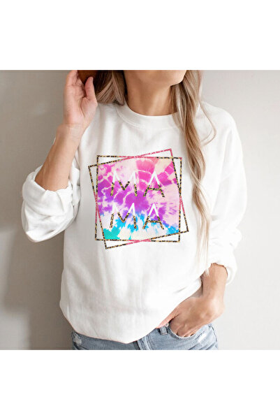 Kartier Women's White Blouse Pshichedelic Mama