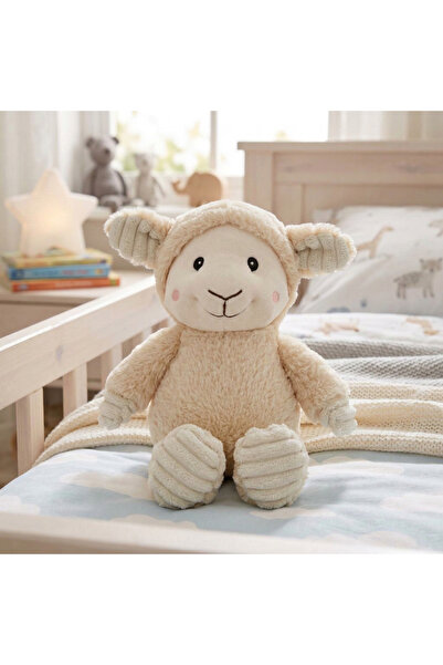 craftivio Sevimli Peluş Kuzu Uyku Arkadaşı - 23 cm Yumuşak Bebek Ve Çocuk Oyu...