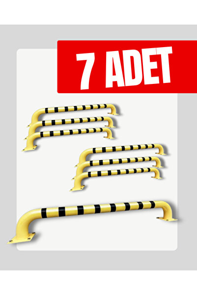 UZM PARK 7 Adet Standart Sabit Araç Park Stoperi Otopark Yol Trafik Bariyeri ...