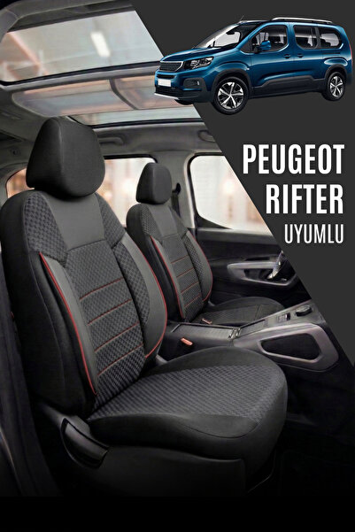 SM OTO KILIF Peugeot Rifter Compatible Cotton Fabric Car Seat Cover Full Set ...