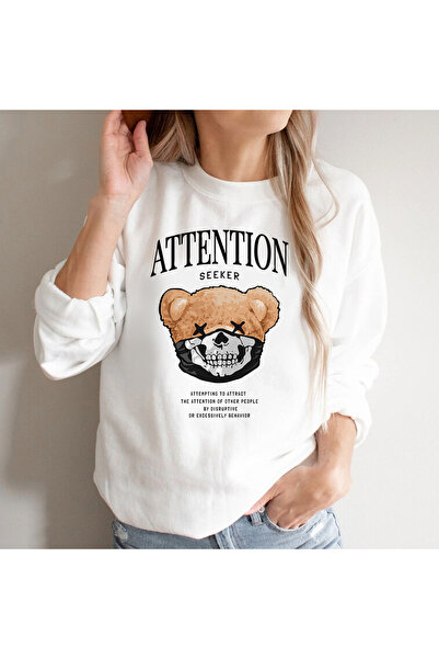 Kartier White Attention Seeker Women's Blouse