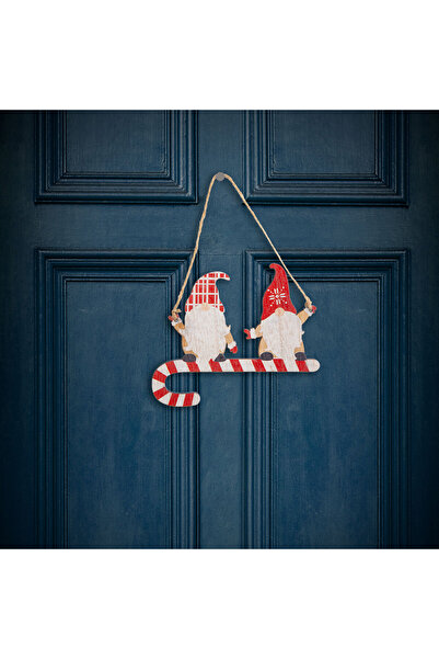 FAMİLY Decor de Craciun - Lemn, spiridus rosu - 15 cm