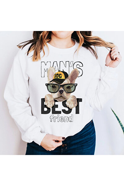 Kartier Bluza Dama Alba Man's Dog Best Firend