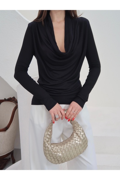 Paw Garage Women's Zoe Degaje Collared Blouse