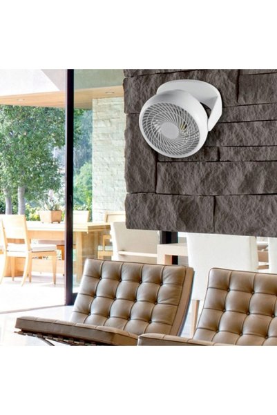 OEM Ventilator de perete, diametru 23 cm, 3 setări de viteză, 50 W, alb