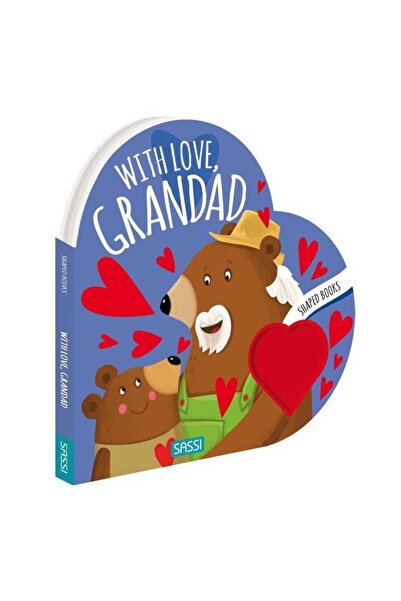 Sassi Junior Sassı With Love Grandad - Shaped Board Book