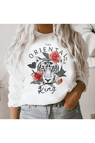 Kartier The Oriental King White Women's Blouse