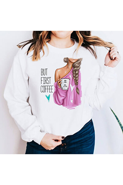 Kartier Bluza Dama Alba But First Coffee (Pink)