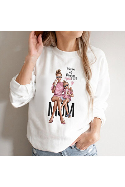 Kartier Бяла дамска блуза Mama Of Drama