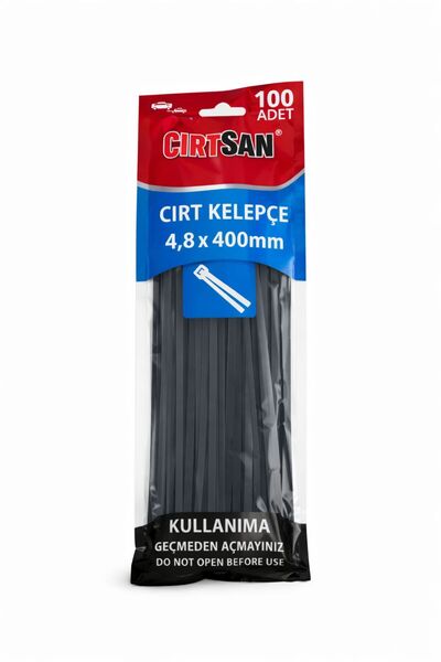 cırtsan çok amaçlı ayarlanabilir kablo bağı siyah