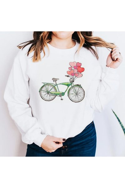 Kartier Bluza Dama Alba Bike Hearts
