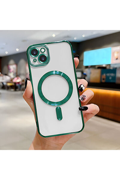 CHICASELUX حافظة هاتف لاسلكية شفافة من السيليكون الناعم متوافقة مع هاتف iPhon...