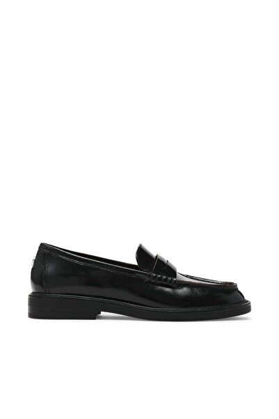 Steve Madden Adison Solid Black Loafers