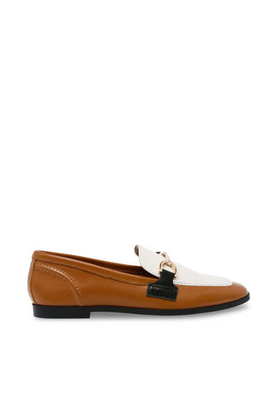 Steve Madden Flat-casual Solid Tan Loafers