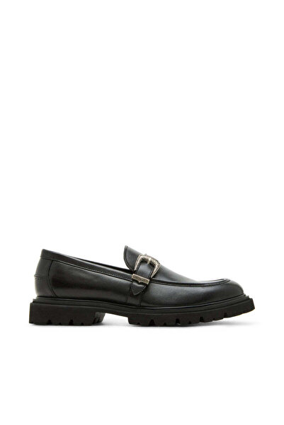 Steve Madden Hutto Solid Black Loafers