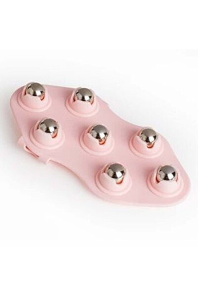 AVA Massage Glove with 7 360° Rotating Metal Balls – For Circulation, Smooth ...