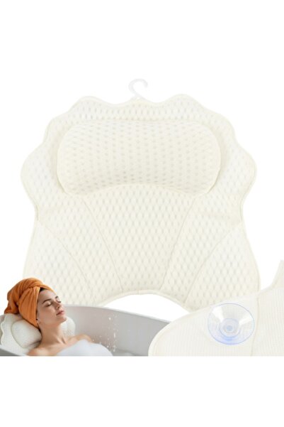 KESNUP Χαλαρωτικό Μαξιλάρι μπάνιου με αντιολισθητικό, Πλενόμενο, 43 x 40 cm, ...