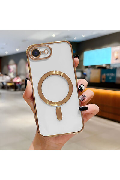 CHICASELUX Transparent Soft Silicone Magsafe Wireless Phone Case Compatible w...