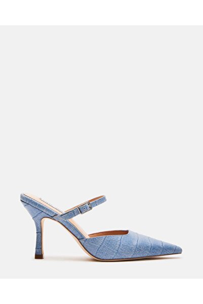 Steve Madden صندل بريكي ذو الكعب المتوسط ​​الصلب