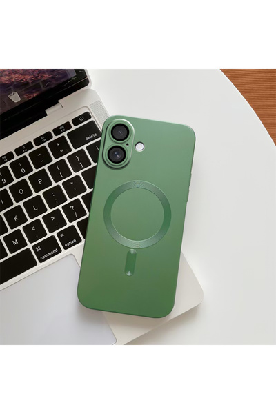 Hontinga غطاء هاتف شفاف من السيليكون الناعم متوافق مع آيفون 16 من ماجسيف