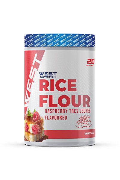 West Nutrition Pirinç Unu Rice Flour Ahududu Triliçe Aromalı 800 gr